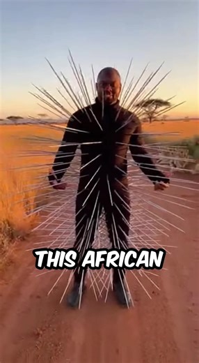 African scientist makes spike suit!! #africa #lions #safari | lions