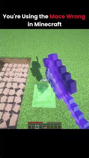 Mace chaos ft. villagers #minecraft #mace #shorts