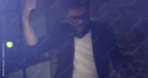 Night Party Dancing Clip/I LOVE PARTIES! A ready to use clip of night party dancing in a nightclub. Check out my portfolio if you need more footage of this party