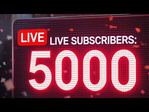 🎥 Live Subscriber Count | Real Time YouTube Subscribers 🔴