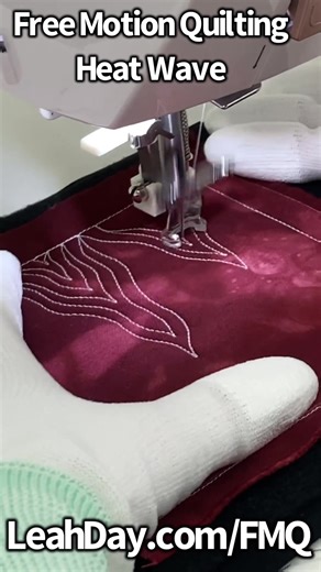 1.8K views · 49 reactions | Free motion quilting Heat Wave. Great...