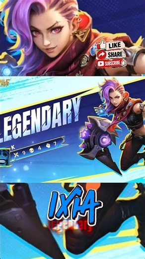 IXIA 🥶 #mobilelegends #mlbb #gamingshorts