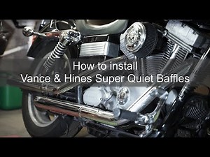 How to install Vance & Hines super quiet mufflers