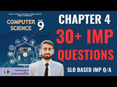 30 plus SLO Based Questions | Class 9 Computer Chapter 4 | Important for Exams