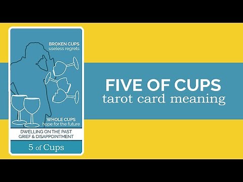 The Five of Cups Tarot Card