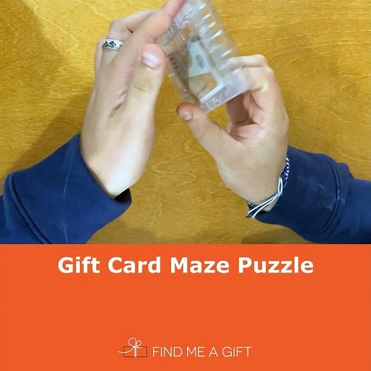 Gift Card Maze Puzzle