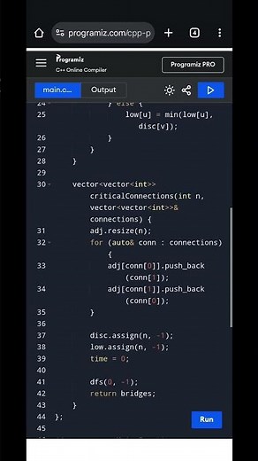 Critical Connections in a Network |Tarjan's Algorithm Explained in C++ | Leetcode Hard Graph Problem