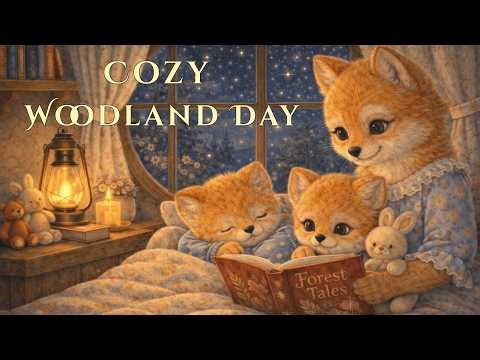 Cozy Woodland Day | In The Quiet Forest | Cozy Storybook Music