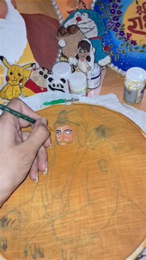 Sher-e-Punjab Arrives! ⚔️Maharaja Ranjit Singh Painting (Part 1) #live #punjabi #MaharajaRanjitSingh