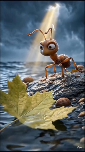 🐜 Ant The Saviour In Rain 🌧️ #short #viral #kidstories