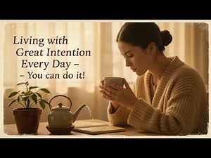 Living with Great Intention Every Day [You Can Do It!]
