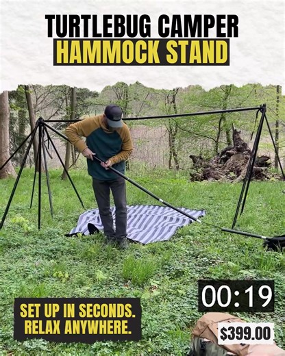 No Trees? No Problem. From deserts to rooftops, campgrounds to coastlines—YOBOgear lets you hang your hammock wherever the trail takes you. No more searching for the perfect pair of trees. Just set up, kick back, and enjoy the view. Our lightweight stands are made for real-world adventurers: ✔️ Packs down small ✔️ Sets up in under 60 seconds ✔️ Holds up to 300 lbs ✔️ No tools. No trees. No hassle. Whether you're road-tripping in your van, hiking into the wild, or finding peace in your own backya