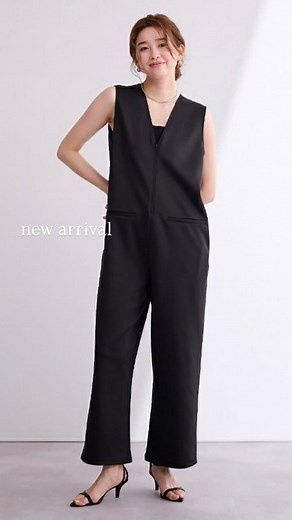 ur's/ユアーズ on Instagram: "new arrival 5/20（火）販売の新作アイテムをご紹介 ▶前後2wayボンディングオールインワン ¥ 8,789（税込） size:S/M/L color：ホワイト/ネイビー/ブラック No.BFXN2197 #urs #urs_official #ユアーズ"