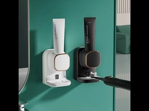 Hands-Free Automatic Toothpaste Dispenser With No Drilling