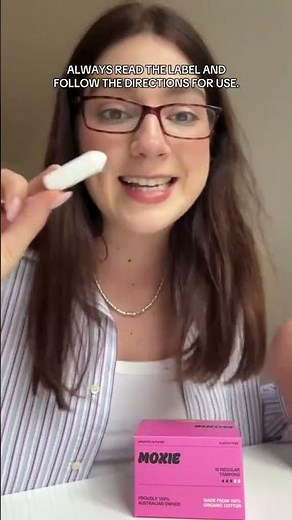 How to insert a tampon (if you’re new to it, it might #tampon #periodsmadeeasier #periodtok #moxie