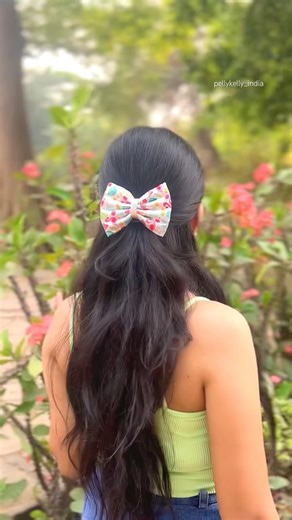 😍Beautiful bow now available on website #diyhairstyle #hairaccessories #haircare #trending