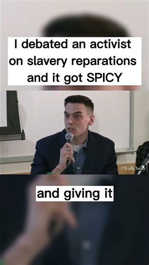 I debated an activist on slavery reparations 😳 (it got spicy)