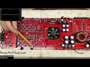 Orion 5 Channel Class AB Car Amplifier Repair Protection Circuits