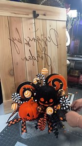 6.9K views · 98 reactions | Coach Jordan is bringing the BOO-gie to Halloween with his Disco Halloween Arrangement tutorial. (See what we did there?!) Think spooky meets sparkly—with bold picks, fun pumpkins, and a whole lotta shimmer. Whether you're hosting a Halloween bash or just want your décor to slay all October, this arrangement is a total vibe.  What do y'all think of this one??? | DecoExchange | Facebook