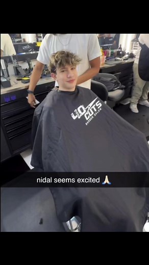 Nidal's Stylish New Haircut Transformation