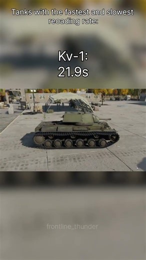 fastest Nd slowest reload in tanks#warthunder