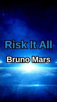Risk It All – Bruno Mars (Karaoke Version) | EchoStage 🎤