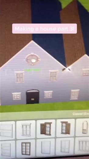 Making a house part 3! This will be up on the gallery! #foryoupage #foryou #fyp #viral #sims #getthisontheforyoupage #sims4 #house #build #cc