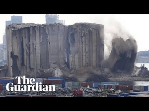 Beirut: part of silos collapses on anniversary of deadly explosion