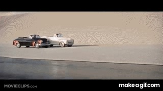 Grease (1978) - Thunder Road Race Scene (10/10) | Movieclips on Make a GIF