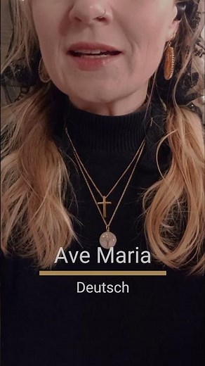 Ave Maria Hail Mary German Deutsch 🕊️ Pray with me Holy Bible Jesus Christ