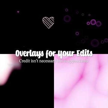 Pink Overlays for Edits | Works with any editing software | 🍧