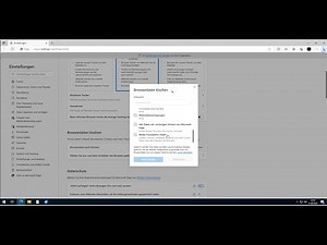 Microsoft Edge Browserdaten löschen