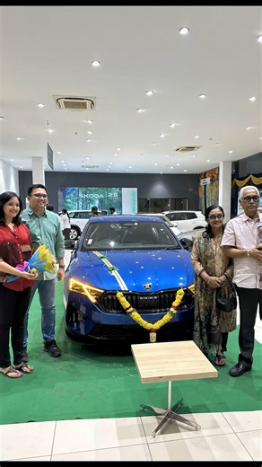 KUN Škoda on Instagram: "Elegance Unleashed: The All-New Skoda Octavia Milestone 💎 Experience the perfect fusion of power and poise. We are proud to celebrate the delivery of this stunning Skoda Octavia at KUN Skoda From its striking blue finish to its tech-forward interior, this masterpiece is designed for those who lead with sophistication. A new journey begins today. Experience the drive that defines a legacy. 🏎️✨ 📞 Call: 91769 49000 🌐 Visit: www.kunskoda.com #SkodaIndia #SkodaOctavia #KU