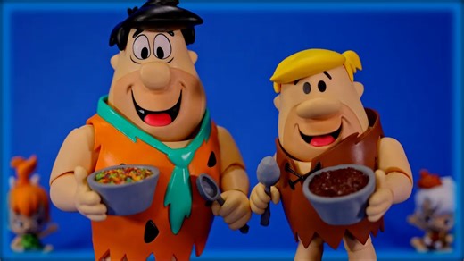 Fruity Cocoa Pebbles Fred and Barney Jada Toys Cereal Mascots