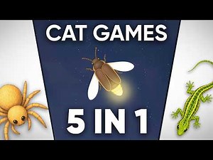 CAT TV: 5 in 1 Games for Cats to Watch - Mice, Bugs, Lizard, Spider, Lazer