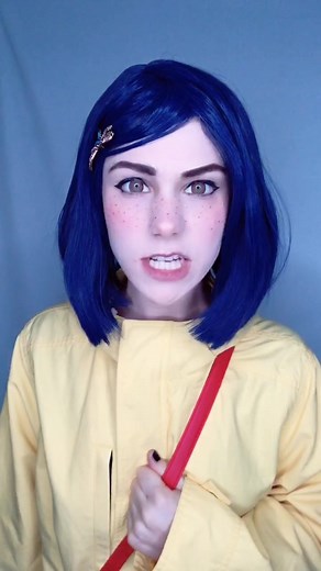 YOU aren’t my mother! New cosplay for spoopy season! #coraline