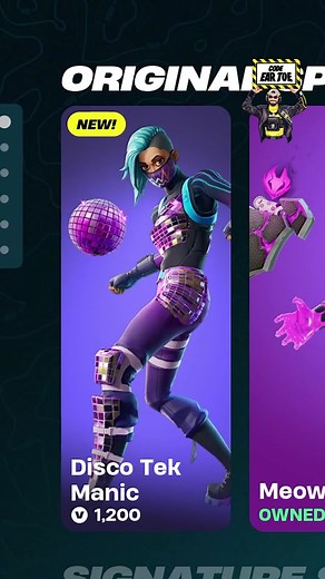 NEW Disco Tek Manic set gameplay and combos in Fortnite! #fortnite #fortnitebr #fortniteskins #fortniteitemshop #fortnitecombos
