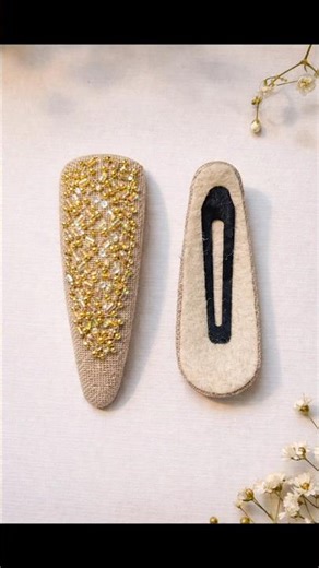 How to Make Hair Clip Embroidery Tutorial | Easy DIY Hair Clip