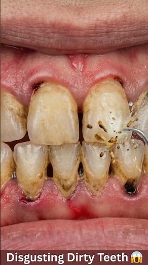 Dentist Cleaning Dirty Teeth 🦷 | Satisfying Dental Cleaning