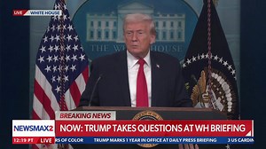 LIVE NOW: President Donald Trump joins the daily White House Press Briefing on the 1-year anniversary of his second-term inauguration. Watch full coverage on NEWSMAX and NEWSMAX2. | NEWSMAX