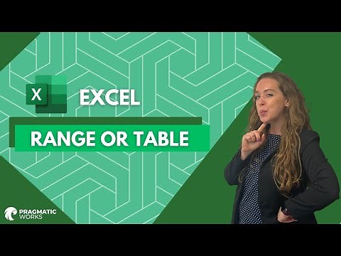 Excel - Is it a Range or Table?