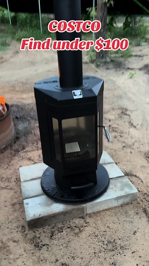 Find a Wood Pellet Patio Heater under $100 at Costco