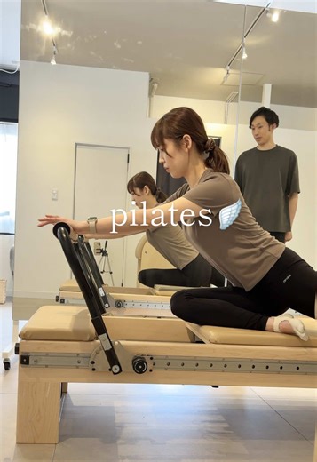 ピラティスレッスン風景🪽 ˎˊ˗ 引き締めに向けてピラティス始めませんか？☀️ #ピラティス#ピラティス女子 #理学療法士#PT#ピラティススタジオdep #ダイエット#pilates#pilatesinstructor#pilatesworkout