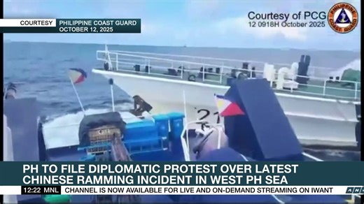 The Philippine government will file another diplomatic protest against China over the ramming incident and harassment by the China Coast Guard against Philippine ships in the West Philippine Sea on Sunday. Jervis Manahan reports. #DatelinePhilippines | ANC 24/7