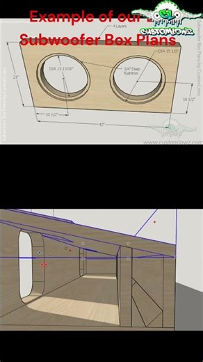 DIY Subwoofer Box: Cut Out Square Holes Easily! #shorts