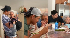 Joven lleva cuidando 7 años a su abuela de 96 años y enternece a los usuarios: "Nunca te dejaré"