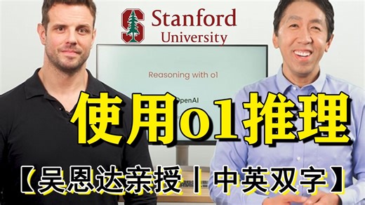 【2025】吴恩达最好的【o1模型】使用教程！（中英双字丨附代码）从提示词、编码、图像理解到元提示技术！——大模型/LLM/人工智能