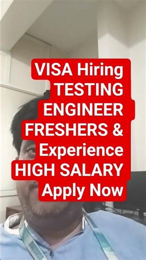 Visa Hiring 🔥 Software Test Engineer | Java + API Testing | Freshers/Exp