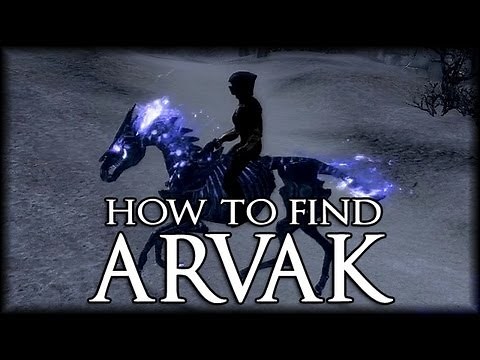 Skyrim: Dawnguard - How To Get Arvak (New Dawnguard Horse)