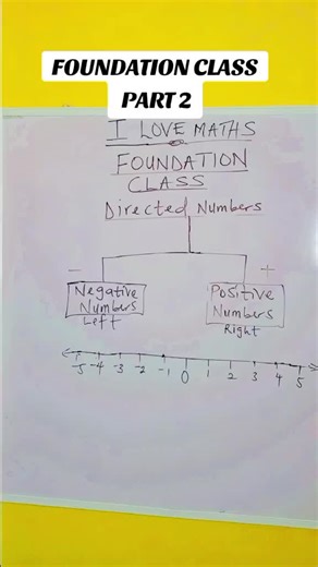 Directed Numbers Explained in Mathematics Class